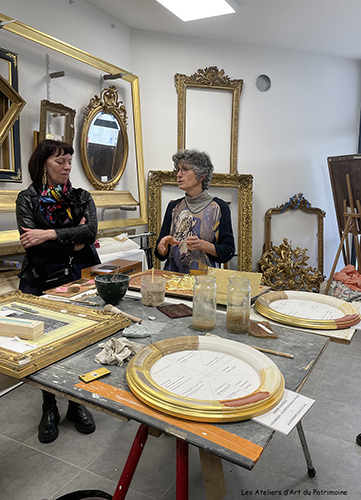 Atelier Emmanuelle Bouard, doreuse ornemaniste, Le Poiré sur Vie.